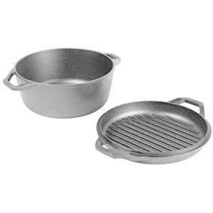 並行輸入品】ロッジ キャストアイロン リバーシブルグリル/グリドル