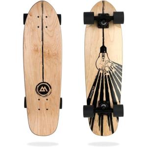 マグネート ロングスケートボード スケボー kicktail-cruiser-family