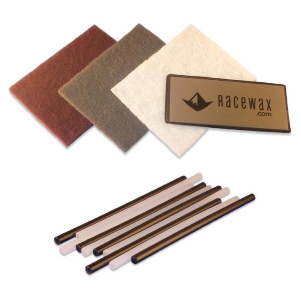【並行輸入品】RaceWaxレースワックス ベース スキー リペアキット: 10 P-Tex + メ...