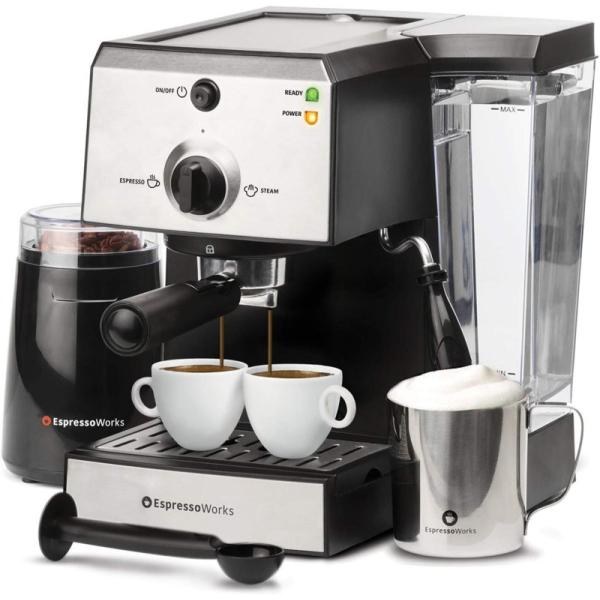【並行輸入品】EspressoWorks エスプレッソマシン AEW1000 スチーマー 泡立て器 ...