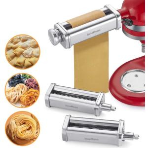 純正 KitchenAid 3-Piece キッチンエイド パスタローラー&カッター