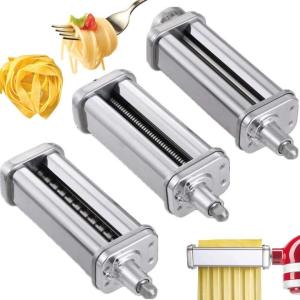 純正 KitchenAid 3-Piece キッチンエイド パスタローラー&カッター