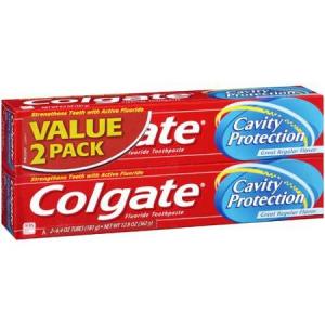 【2本】コルゲート キャビティ レギュラーフロライド トゥースペースト 6oz(170g) Colgate Cavity Protection Regular Fluoride Toothpaste Twin Pack｜americankitchen