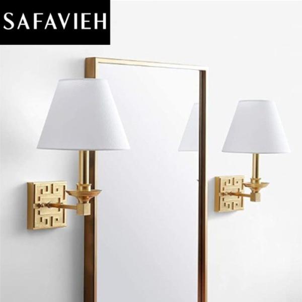 【並行輸入品】Safaviehサファヴィア ウォールランプ 2個セット ゴールド