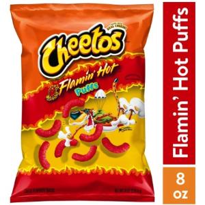Cheetos Puffs Flamin' Hot - 8oz チートス パフ フレーミングホット 8 oz