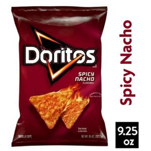 Doritos Spicy Nacho Tortilla Chips / ドリトス トルティーヤチップス スパイシーナチョ味 9.25oz