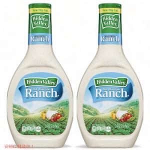 【2本セット】Hidden Valley Ranch ヒドゥンバリー オリジナル ランチドレッシング 16oz (473ml)