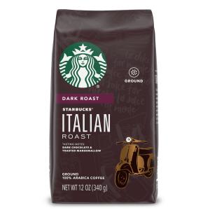 Starbucks スターバックス  ダークロースト グラウンドコーヒー 挽き豆 コーヒー豆 340g / Dark Roast Ground Coffee, Italian