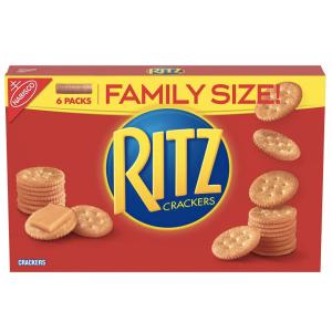 Nabisco ナビスコ リッツ クラッカー ファミリーサイズ 6袋小分け包装 583g / Ritz Crackers Original - Family Size