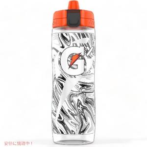 Gatorade ゲータレード Gx ドリンクボトル 水筒 [マーブルブラック] 887ml / Gx Bottle [Marble Black] 30oz｜americankitchen