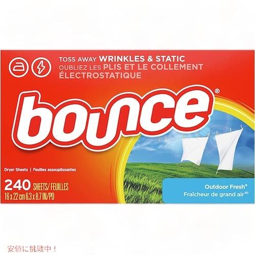 Bounce バウンス 乾燥機用 柔軟剤シート ドライヤーシート [アウトドアフレッシュの香り] 2...