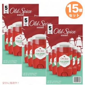 【お得な15個セット】オールドスパイス Old Spice 男性用 ピュアスポーツ ハイエンデュランス デオドラント 68g (2.4oz) x 15個｜americankitchen