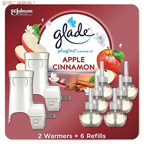 【並行輸入品】グレイドプラグインリフィルエアフレッシュナースターターキット アップルシナモン 2ウォ...