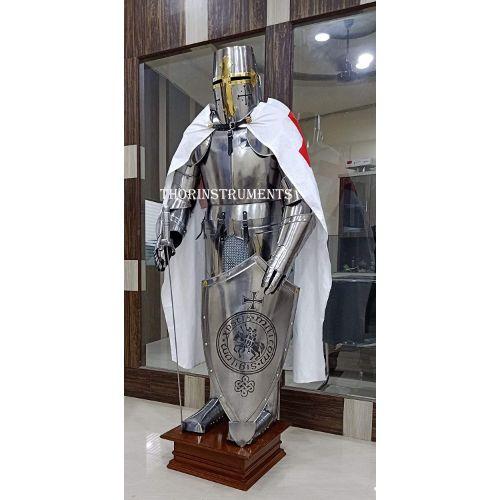 【並行輸入品】THORINSTRUMENTS 中世のウェアラブル騎士 クルサダー フルスーツ アーマ...