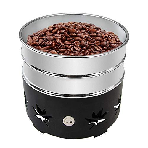 JIAWANSHUN 1.1lb コーヒー豆クーラー  チャフなし 家庭用コーヒー用 (110V, ...