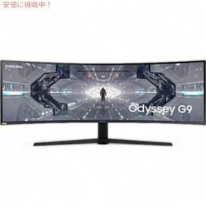 SAMSUNG 49 インチ Odyssey G9 ゲーミング モニター、1000R 曲面スクリーン LC49G95TSSNXZA、ブラック｜americankitchen