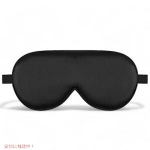 【並行輸入品】アラスカ ベア シルク スリープ マスクとクラウド ソフト アイ カバー 睡眠用 (ブラック)