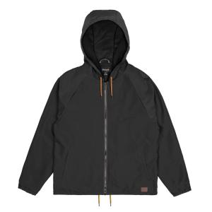 ブリクストン フードコーチジャケット ナイロンジャケット パーカー ブラック BRIXTON CLAXTON JACKET NYLON HOOD COACH JACKET BLACK 送料無料｜americanrushstore