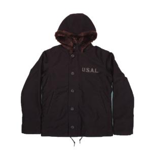 ALPHA INDUSTRIES / アルファ インダストリーズ N-1 フード付き デッキジャケット ミリタリー D.NAVY ダークネイビー 送料無料｜americanrushstore