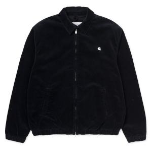 カーハート メンズ アウター コーデュロイ ジャケット ダーク ネイビー ブルゾン スイングトップ CARHARTT WIP MADISON JACKET D.NAVY/WHITE RINSED 送料無料｜americanrushstore