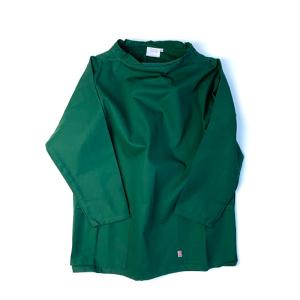 ニューリンスモック フィッシャーマンス モック ラウンドネック メンズ コットンプルオーバー グリーン NEWLYNSMOCK FISHERMAN SMOCK ROUND NECK GREEN