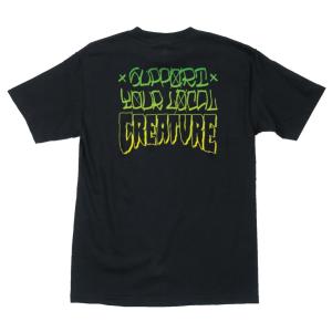 クリーチャー 半袖 Tシャツ ブラック メンズ スケート CREATURE SUPPORT RELIC S/S T-SHIRTS BLACK｜americanrushstore