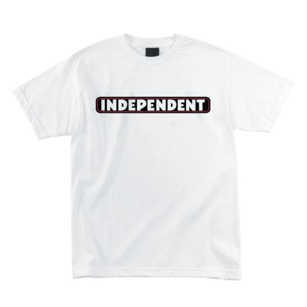 インディペンデント バー ロゴ 半袖 Tシャツ ホワイト メンズ スケート INDEPENDENT ...