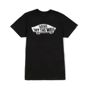 バンズ オフ ザ ウォール ロゴ 半袖 Tシャツ ブラック ホワイト VANS OTW S/S T-SHIRT BLACK/WHITE VN000JAYYB2｜americanrushstore