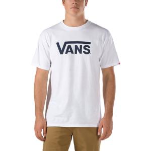 バンズ クラシック ロゴ 半袖 Tシャツ ホワイト/ブラック VANS CLASSIC S/S T-SHIRT WHITE/BLACK｜americanrushstore