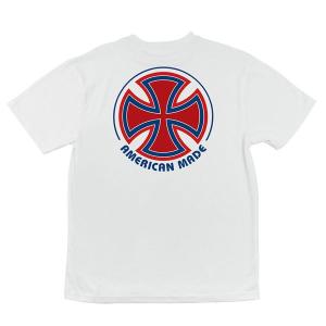 INDEPENDENT / インデペンデント LTD RWB B/C 半袖 Tシャツ WHITE｜americanrushstore