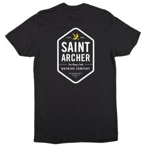 SAINT ARCHER / セイントアーチャー HEXAGON 半袖 Tシャツ BLACK｜americanrushstore