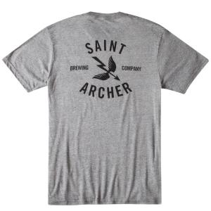 SAINT ARCHER / セイントアーチャー CLASSIC BREW BACK 半袖 Tシャツ HEATHER GREY｜americanrushstore