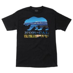 NORCAL / ノーカル LAKE BEAR 半袖 Tシャツ BLACK｜americanrushstore