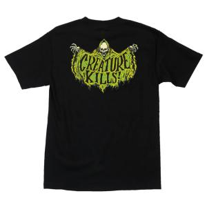 クリーチャー 半袖 Tシャツ ポケT ポケットT ブラック メンズ スケート CREATURE REAPER KILLS S/S POCKET T-SHIRT BLACK｜americanrushstore