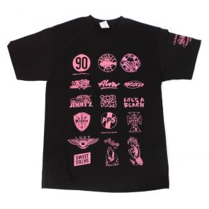 ライフズ ア ビーチ 半袖 Tシャツ ブラック スケート サーフ LIFE'S A