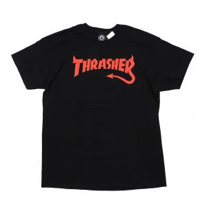 THRASHER（スラッシャー） マガジン フレイム ロゴ 半袖Tシャツ