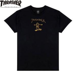 スラッシャー マガジン メンズ ゴンズ 半袖 Tシャツ ブラック マーク ゴンザレス THRASHER MAGAZINE GONZ S/S T-SHIRTS BLACK MARK GONZALES｜americanrushstore