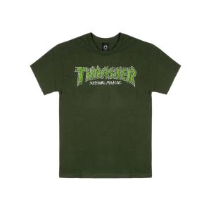 THRASHER スラッシャー マガジン フレイム ロゴ 半袖Tシャツ