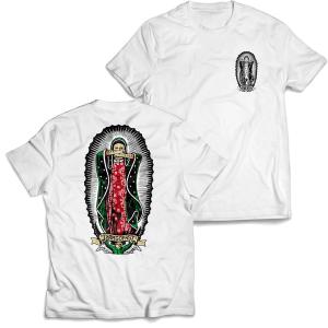 ハードラック レディーG 半袖 Tシャツ ホワイト メンズ スケート HARD LUCK LADY G BANDERA S/S TEE T-SHIRTS WHITE｜americanrushstore