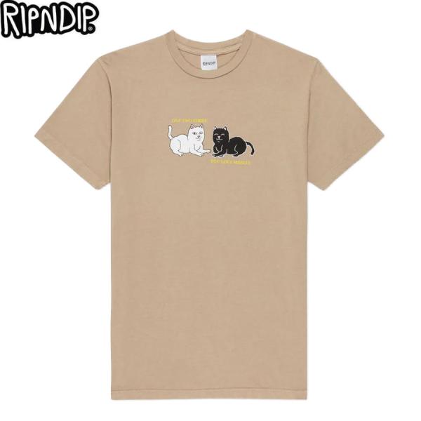 RIPNDIP YOU LOVE ME S/S TEE ALMOND リップンディップ メンズ レデ...