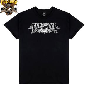 THRASHER スラッシャー マガジン フレイム ロゴ 半袖Tシャツ