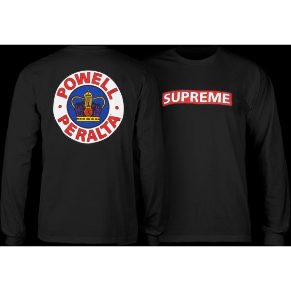 パウエル ペラルタ 長袖 Tシャツ ロンT ブラック メンズ スケート POWELL PERALTA...