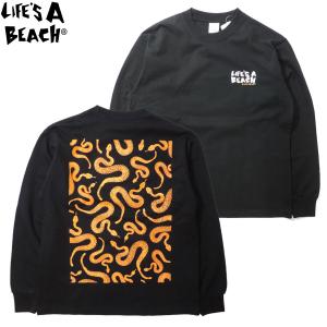 life's a beach スネーク　xl フリー在庫【 Life's a Beach 】SNAKE PATTERN L/S T-SHIRTS
