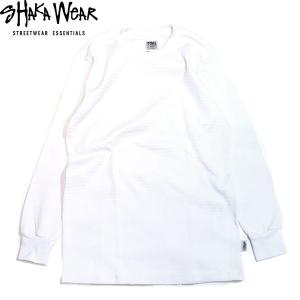 シャカ ウェアー メンズ ヘビー ウェイト 長袖 サーマル ホワイト SHAKA WEAR 9.0 OZ HEAVY WEIGHT THERMAL L/S T-SHIRTS WHITE｜americanrushstore