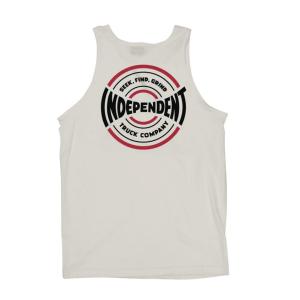 インディペンデント タンクトップ ホワイト メンズ スケート INDEPENDENT SFG SPAN TANKTOP WHITE｜americanrushstore