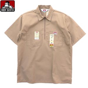 BEN DAVIS（ベンデイビス） ハーフジップ 長袖 ワークシャツ