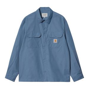 カーハート メンズ 長袖 ロングスリーブ クラフト シャツ ブルー メンズ レディース CARHARTT WIP L/S CRAFT SHIRT SORRENT I033021 送料無料｜americanrushstore