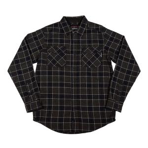 インディペンデント トラック 長袖 ロングスリーブ フランネル シャツ グレー/ブラック INDEPENDENT HATCHET FLANNEL L/S SHIRTS GREY/BLACK/CHACOAL 送料無料｜americanrushstore