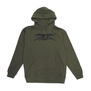 アンタイヒーロー アンチヒーロー ベーシック イーグル フーディー アーミー メンズ レディース スケート ANTIHERO BASIC EAGLE HOODIE ARMY｜americanrushstore