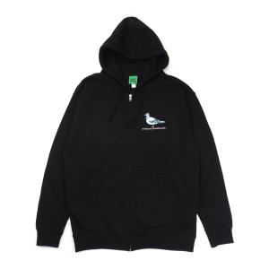 アンタイヒーロー アンチヒーロー フルジップ フーディー ブラック メンズ レディース スケート ANTIHERO LIL PIGEON ZIP HOODIE BLACK/MULTI 送料無料｜americanrushstore